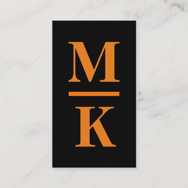 Cartes de visite modernes audacieux (Devant)