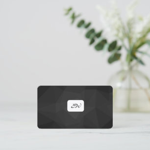 Cartes de visite modernes élégantes avec QR code p