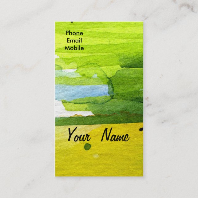 Cartes de visite modernes et personnalisables (Devant)