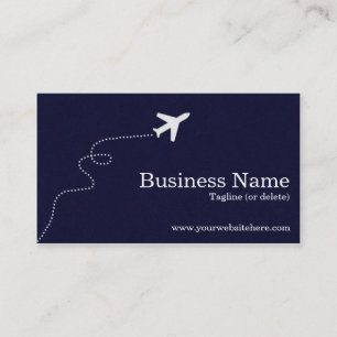 Cartes de visite modernes et simples de voyage