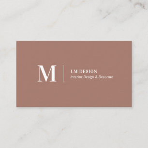 Cartes de visite modernes minimalistes Simple Sien