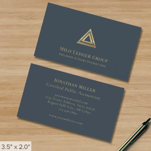 Cartes de visite modernes pour comptables