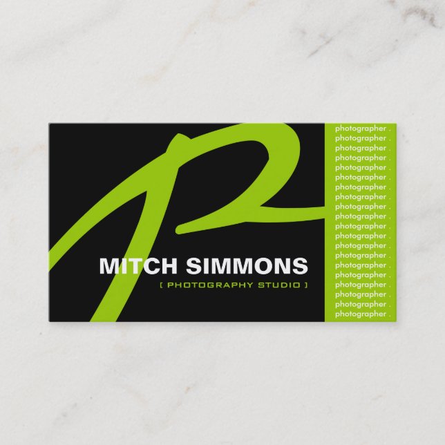 Cartes de visite monogrammes (Devant)