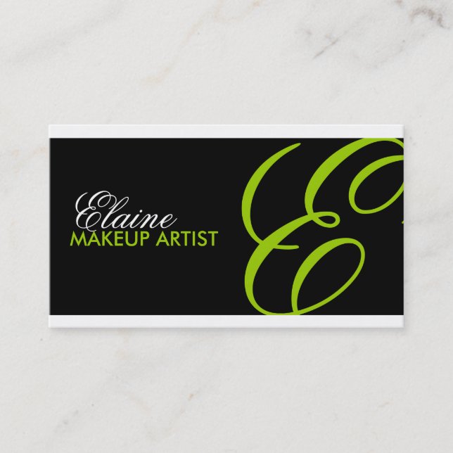 Cartes de visite monogrammes (Devant)