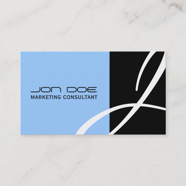 Cartes de visite monographiques uniques (Devant)