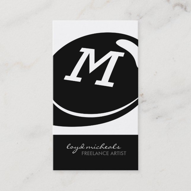 Cartes de visite monographiques uniques (Devant)