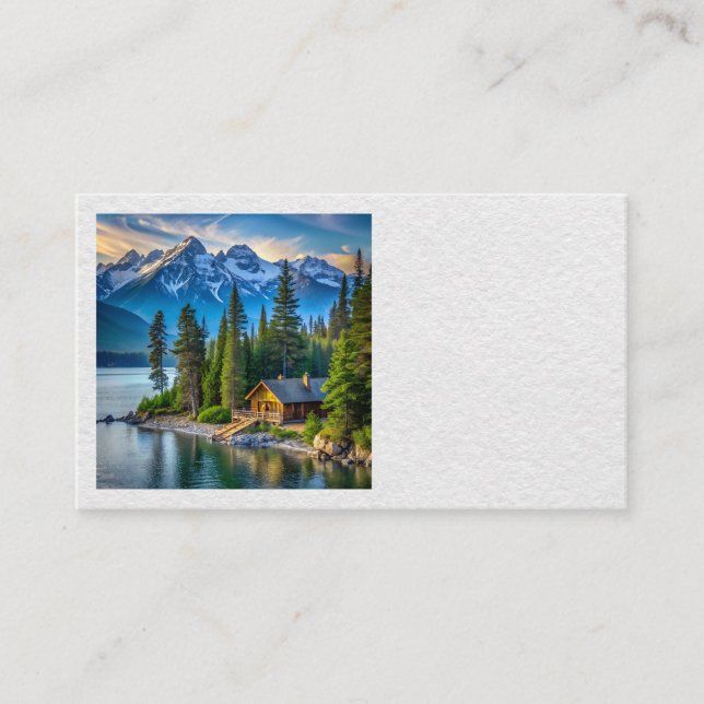 Cartes de visite Mountain View (Devant)