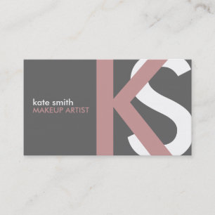 Cartes de visite mous de monogramme
