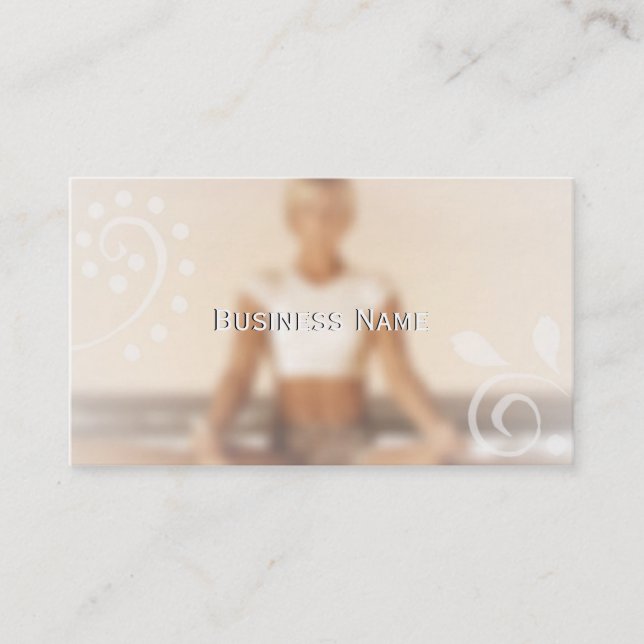 Cartes de visite mystiques du yoga (Devant)