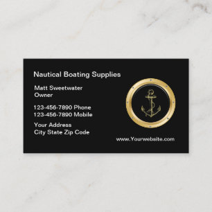 Cartes de visite nautiques