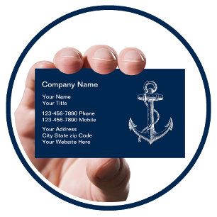 Cartes de visite nautiques