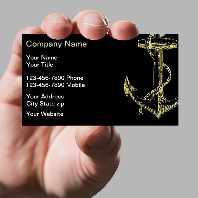 Cartes de visite nautiques (Créateur téléchargé)