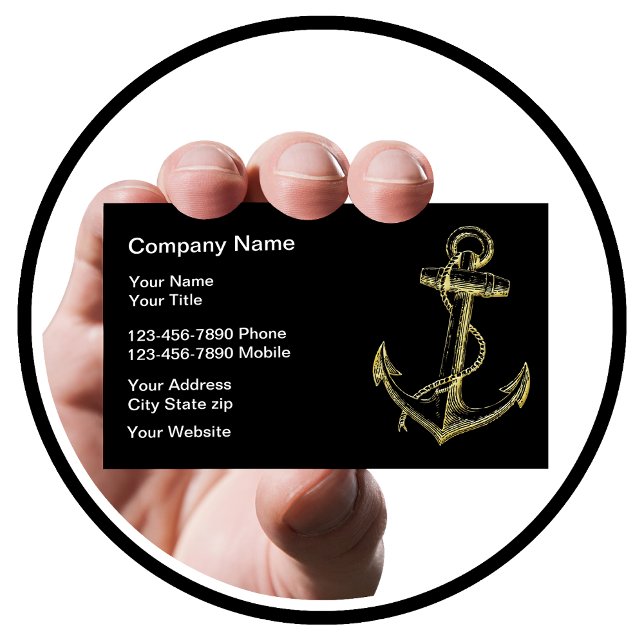 Cartes de visite nautiques (Créateur téléchargé)
