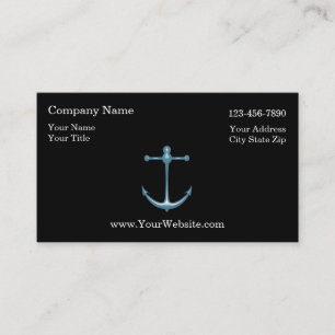Cartes de visite nautiques simples