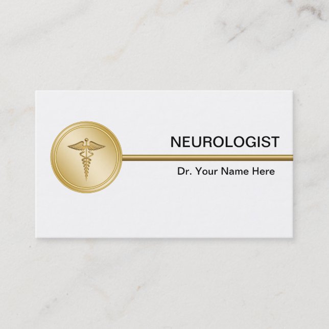 Cartes de visite neurologues (Devant)