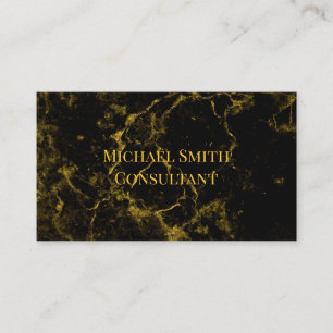 Cartes de visite Noir Et Or
