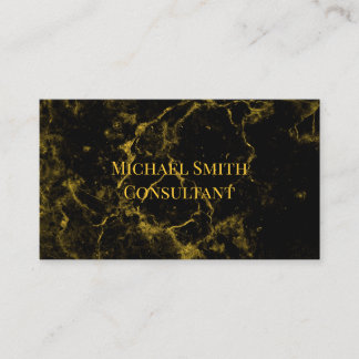 Cartes de visite Noir Et Or