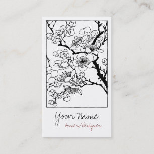 Cartes de visite noirs/blancs asiatiques de