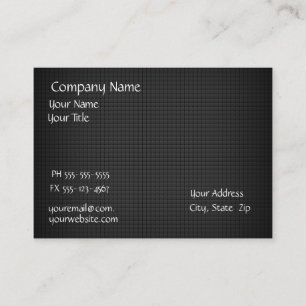 Cartes de visite noirs de cube