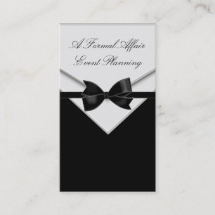 Cartes de visite noirs de smoking