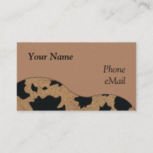 Cartes de visite occidentaux PERSONNALISABLES