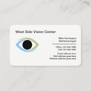 Cartes de visite optométristes