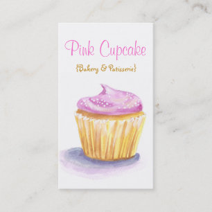Cartes de visite originaux de petit gâteau