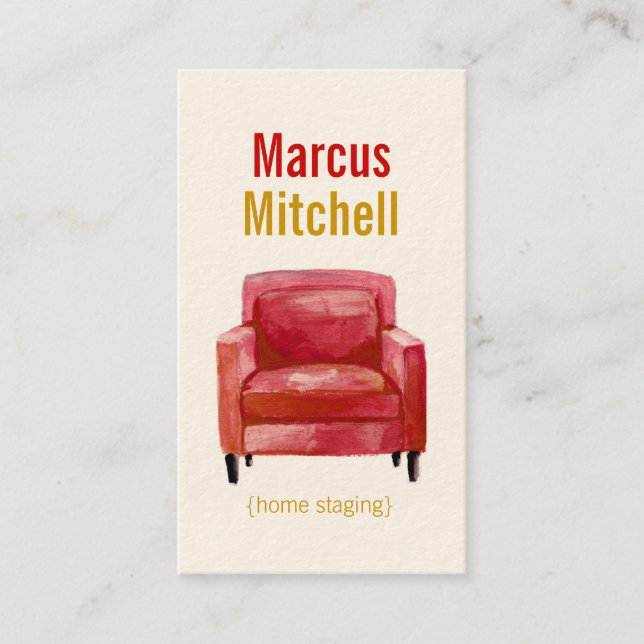 Cartes de visite originaux d'échafaudage de maison (Devant)
