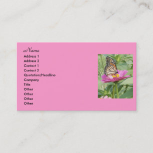 Cartes de visite papillons,