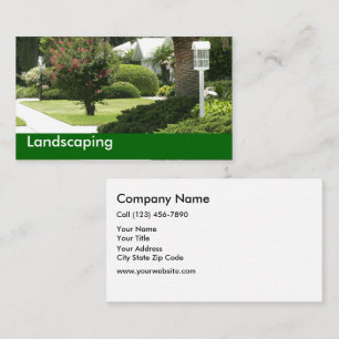 Cartes de visite paysagers