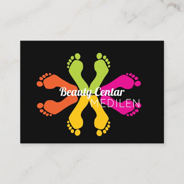 Cartes de visite pédicure et manucure (Devant)