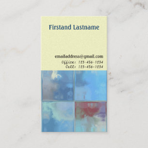 Cartes de visite personnalisables d'art de tuiles