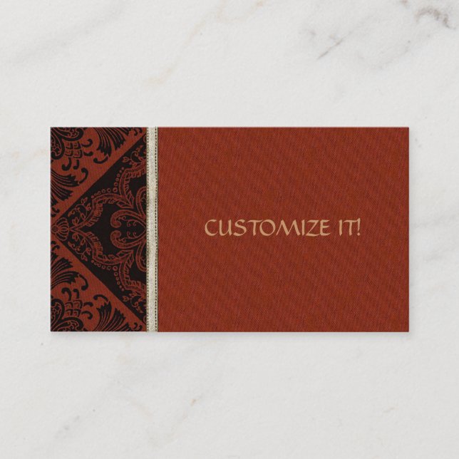 Cartes de visite PERSONNALISABLES de concepteur (Devant)