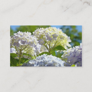 Cartes de visite personnalisées Fleurs de Hortensi