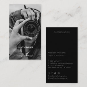 Cartes de visite personnalisées minimalistes éléga