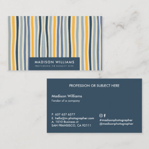 Cartes de visite personnalisées minimalistes éléga