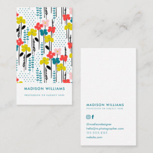 Cartes de visite personnalisées minimalistes éléga