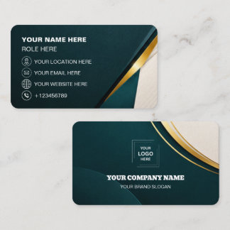 Cartes de Visite Personnalisées QR Marque Design
