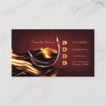 Cartes de visite personnalisées Vin