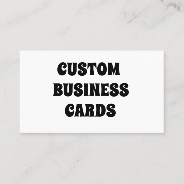 Cartes de visite PERSONNALISÉS (Devant)