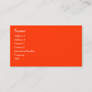 CARTES DE VISITE personnalisés AVSAR
