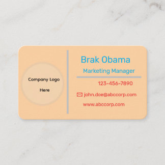 Cartes de visite personnalisés - Conception person