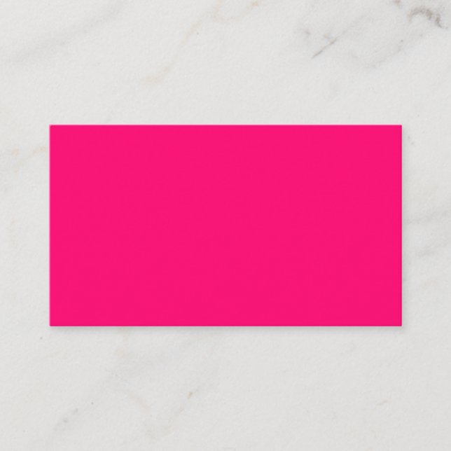 Cartes de visite Personnalisés Neon Rose - Éteigne (Devant)