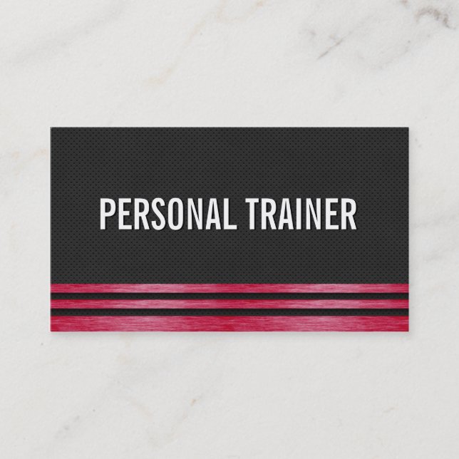 Cartes de visite personnels audacieux de forme (Devant)