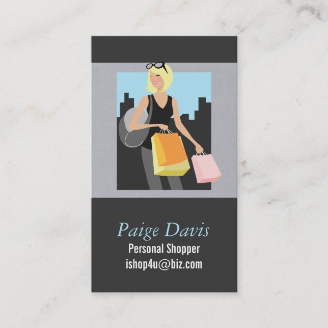 Cartes de visite personnels de client (Devant)