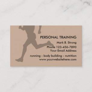 Cartes de visite personnels de formation