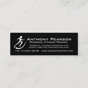 Cartes de visite personnels de promotion de noir
