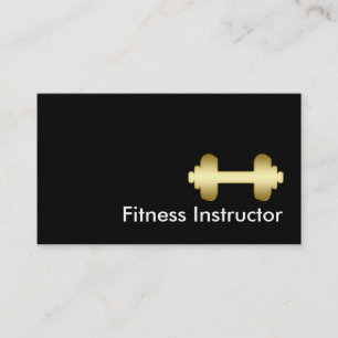 Cartes de visite personnels d'entraîneur de forme