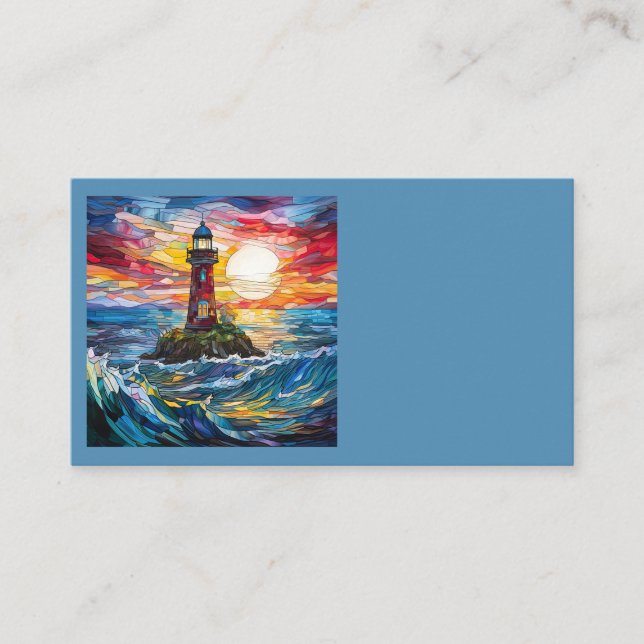 Cartes de visite phare (Devant)