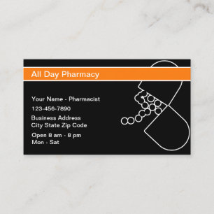 Cartes de visite pharmacie moderne et élégant